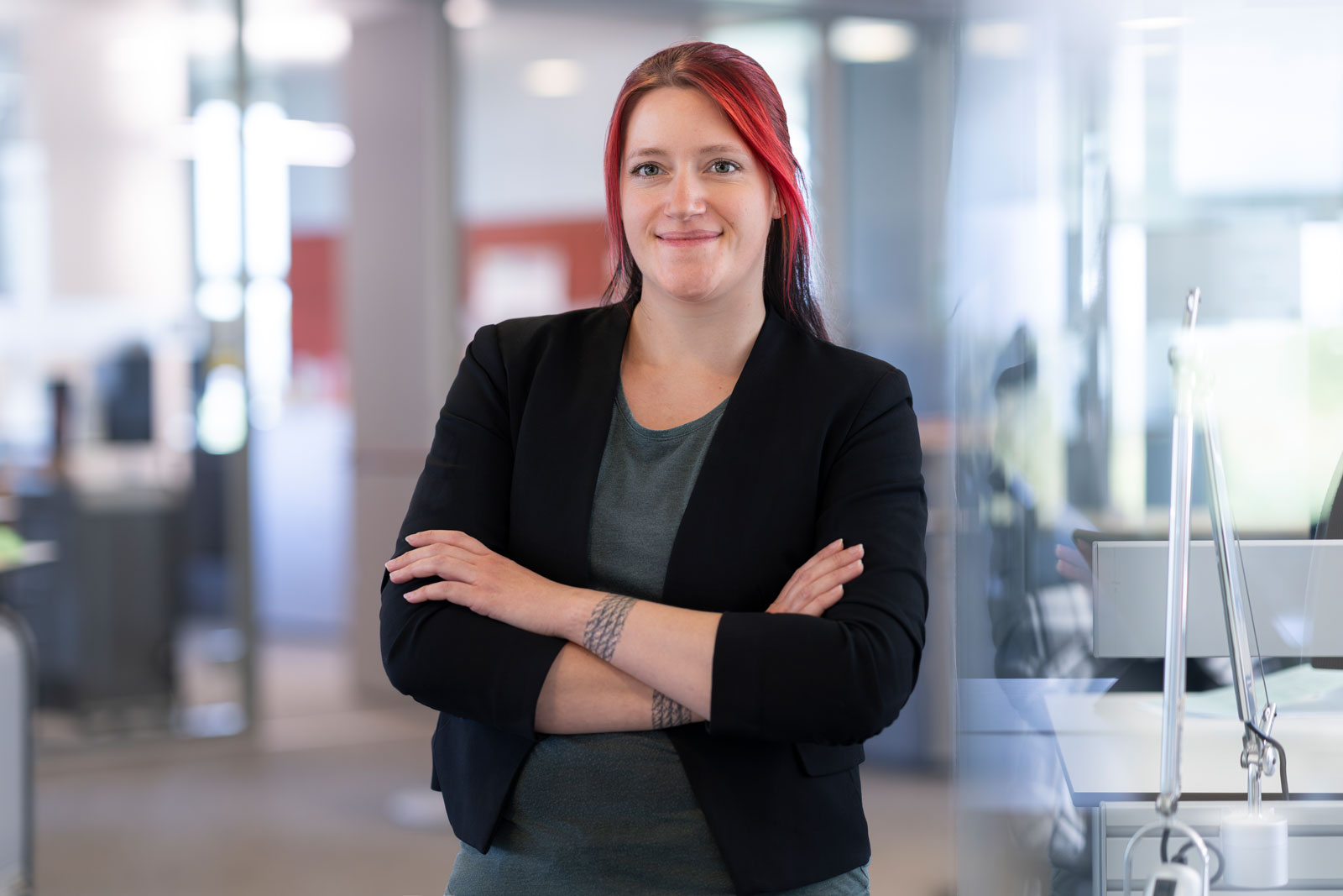 Unsere Kollegin Lisa am Standort Essen