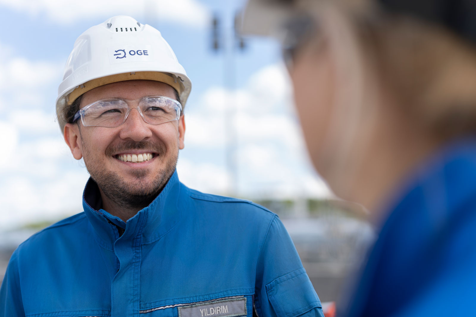 Unser Kollege Ahmet auf der Verdichterstation Legden